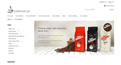 Desktop Screenshot of caffeclub.pl