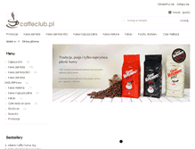 Tablet Screenshot of caffeclub.pl